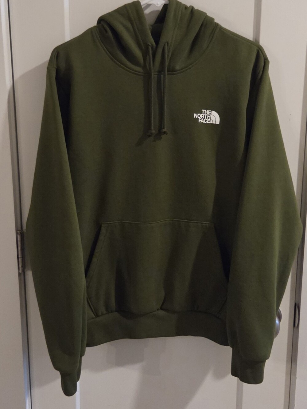 The North Face Evolution Box NSE Hoodie - Olive Green - Men's Size Small